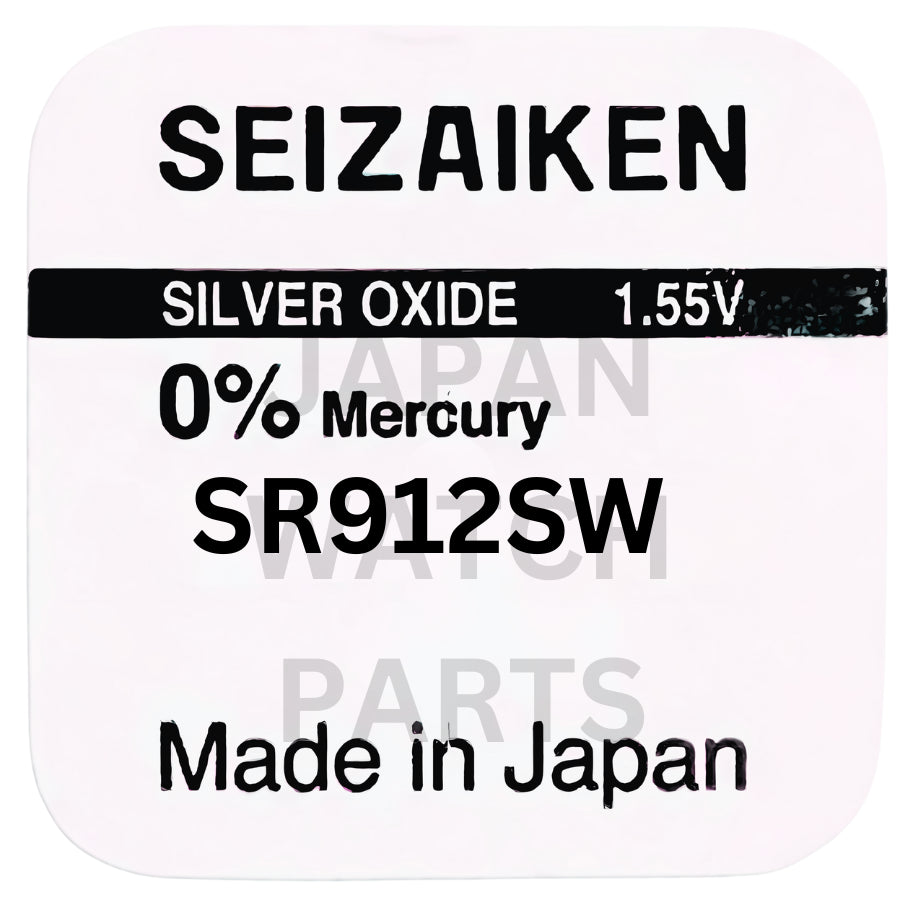 Seizaiken SR912SW Silver Oxide Watch Battery | Genuine Japan Made | Long-Lasting Power