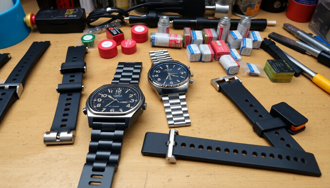 The 2025 Complete Guide to Casio Watch Strap Replacement and Battery Size Selection: Essential Tips for Genuine Accessories
