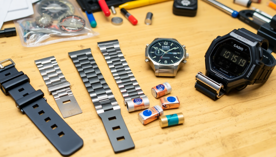Step-by-Step Guide to Replacing Casio Watch Straps and Choosing the Perfect Battery Size in 2025: Essential Tips for Genuine Japanese Watch Accessories