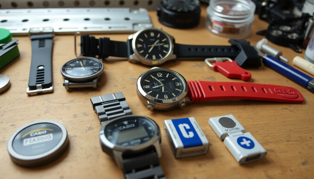 Mastering Casio Watch Strap Replacements: A 2025 Guide to Genuine Parts and Battery Sizes for Optimal Performance