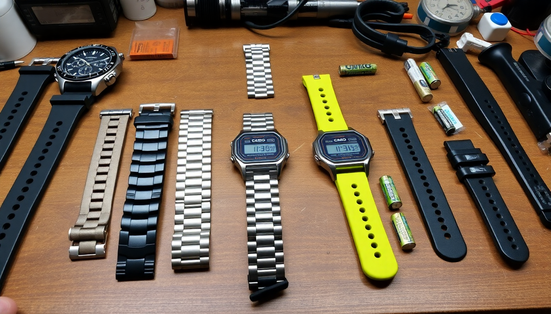 How to Efficiently Replace Your Casio Watch Strap and Choose the Right Battery Size: A 2025 Guide to Genuine Japanese Accessories