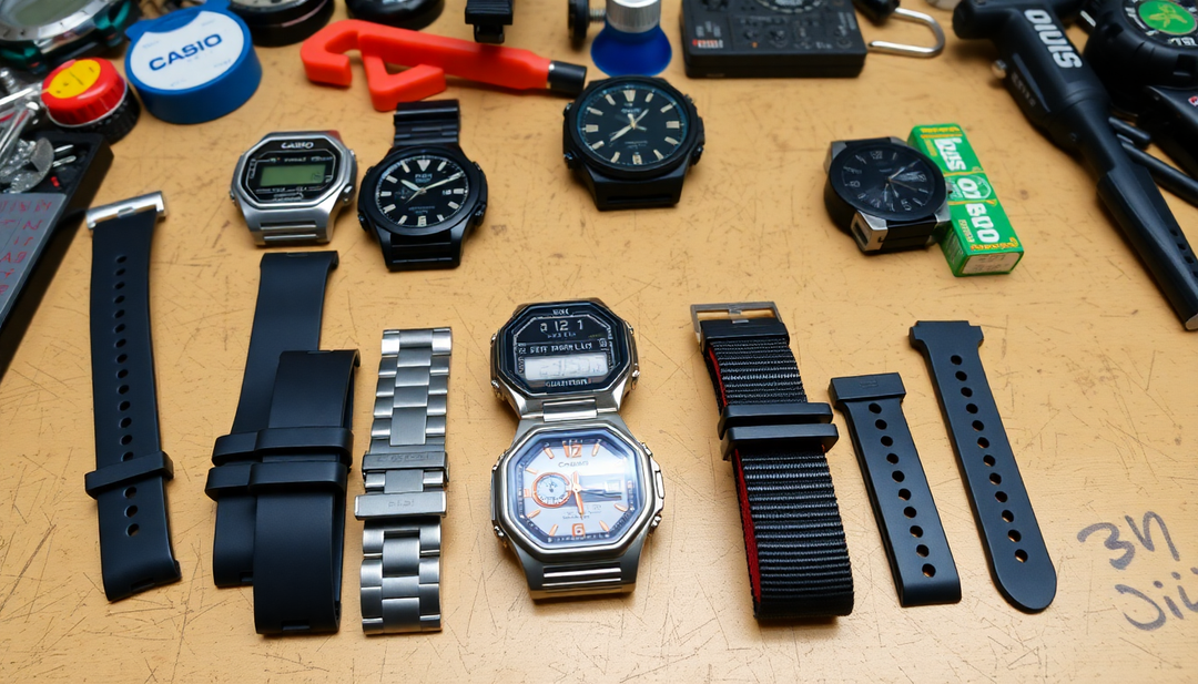 Your 2025 Guide to Replacing Casio Watch Straps and Identifying the Right Battery Sizes: Essential Tips for Genuine Accessories