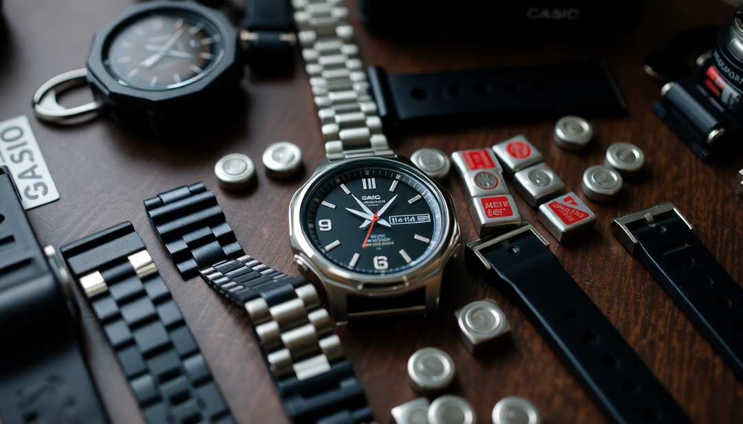 The Complete 2025 Guide to Replacing Casio Watch Straps and Identifying Battery Sizes: Essential Tips for Genuine Parts and Accessories