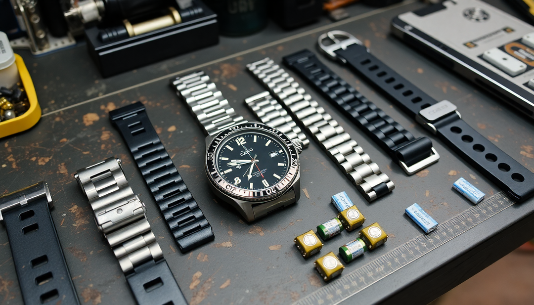 The Ultimate 2025 Guide to Casio Watch Strap Replacement and Finding the Right Battery Size for Your Timepiece
