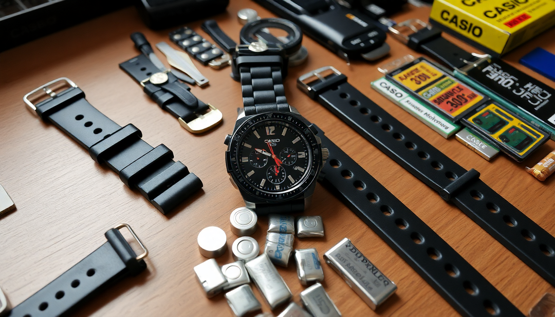 Comprehensive 2025 Guide to Casio Watch Strap Replacement and Selecting the Right Battery Size for Optimal Performance