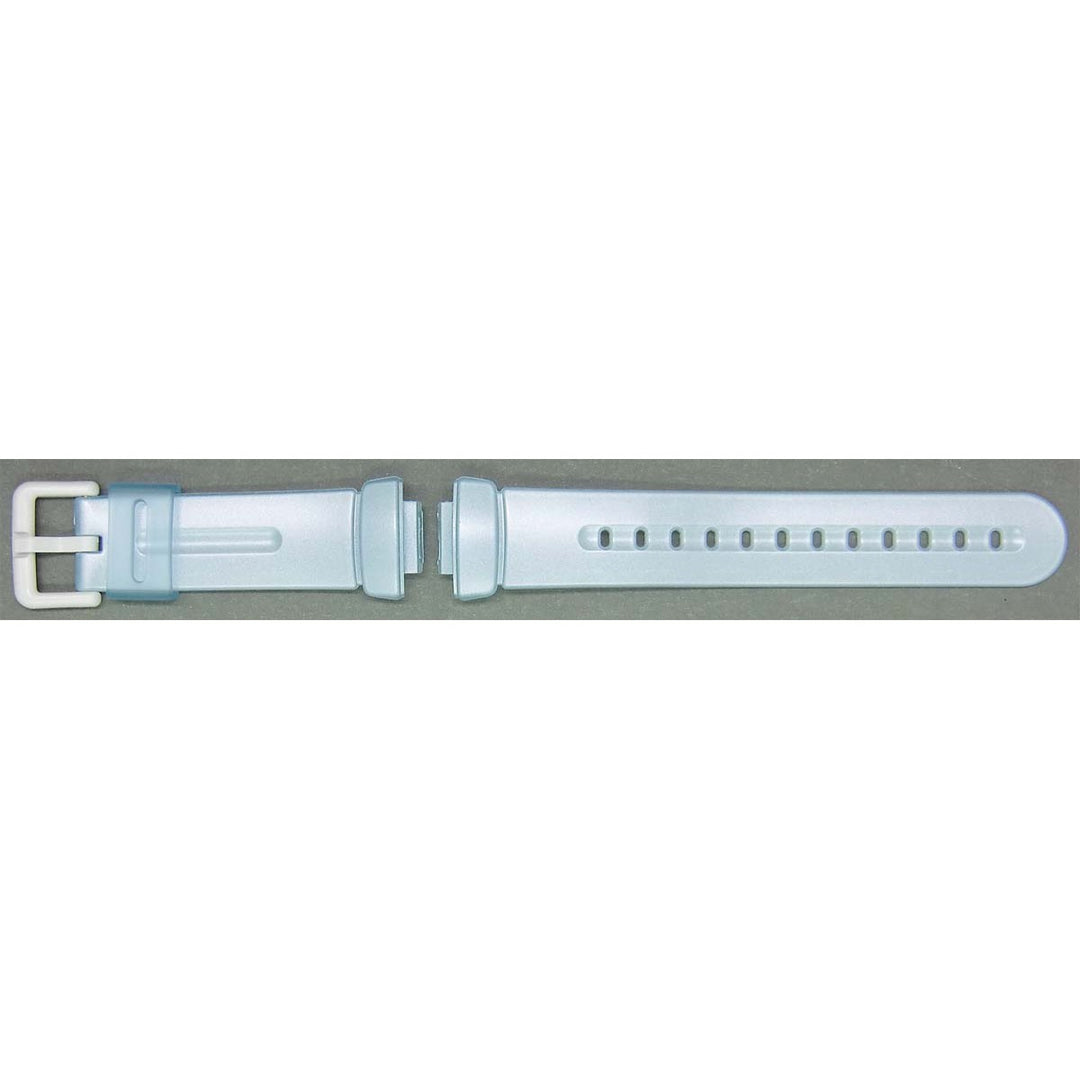 Genuine Casio replacement watch strap for BG-158-2V, blue colour, part number 10045116