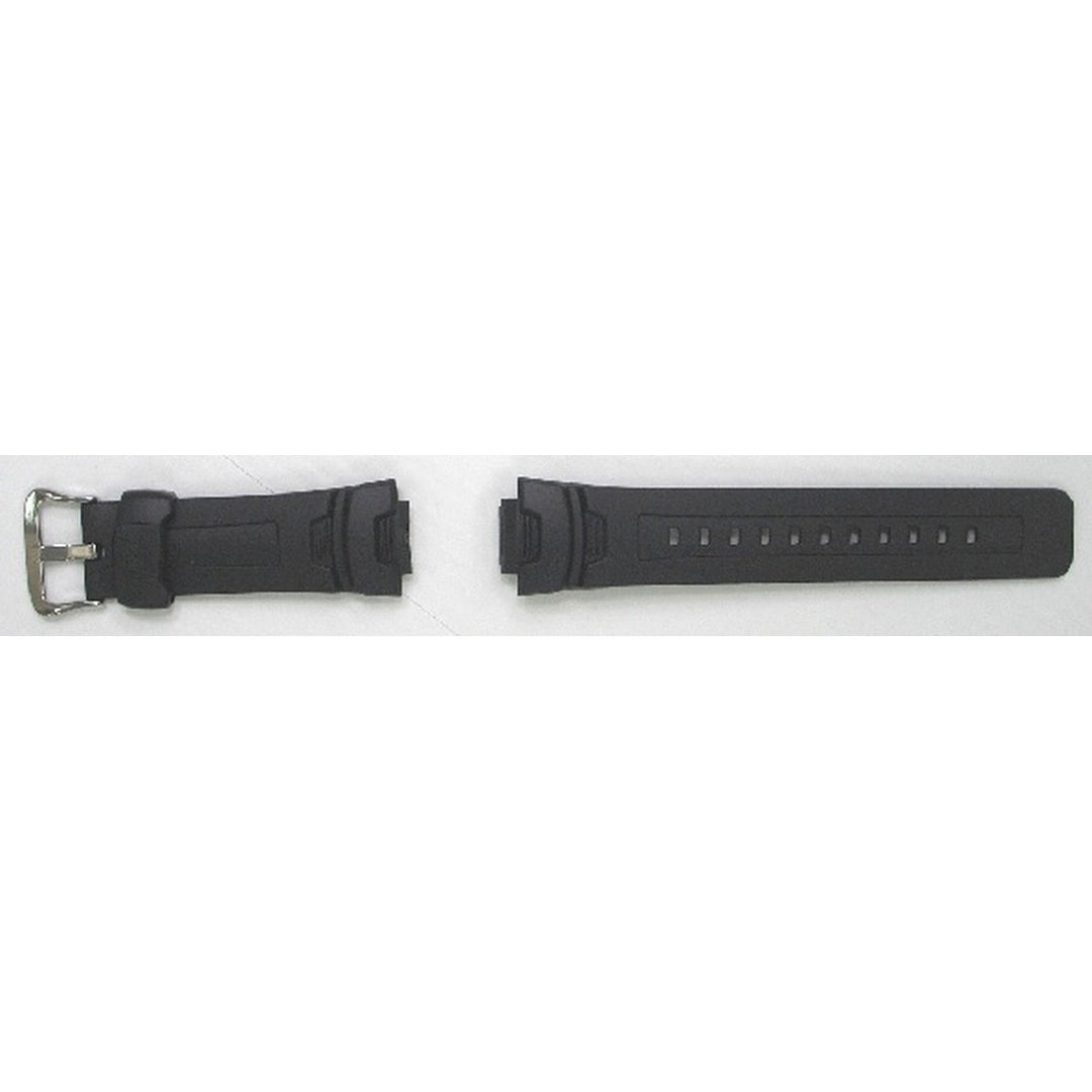 Genuine Casio replacement watch strap for G-7510-1V, G-7500G-9V, G-7500-1V, black colour, part number 10188485