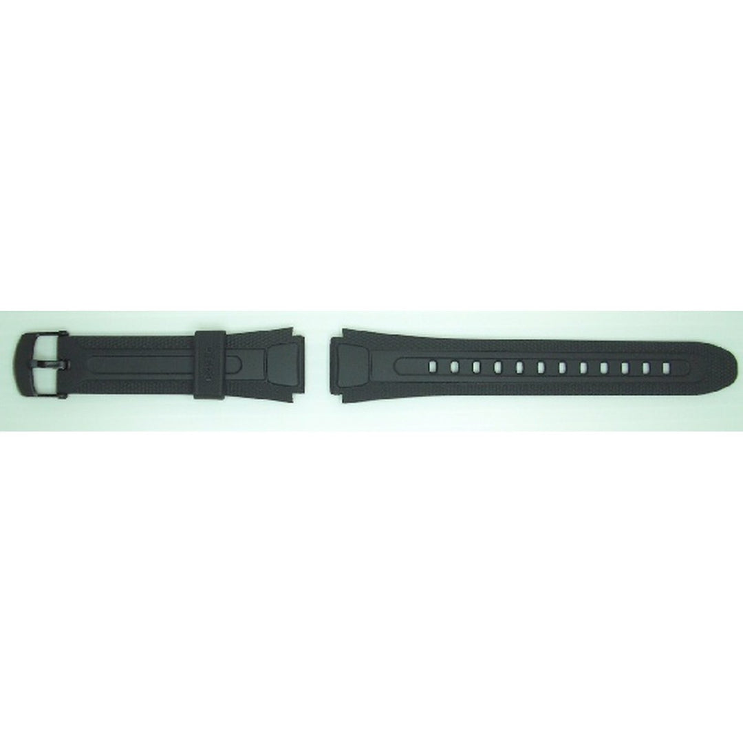 Genuine Casio replacement watch strap for AW-81-7AV, AW-81-1A2V, AW-81-1A1V, black colour, part number 10194983