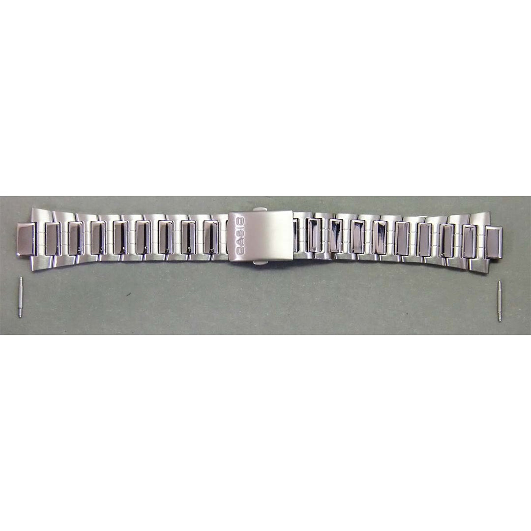 Genuine Casio replacement watch strap for AMW-700D-7AV, silver colour, part number 10198353