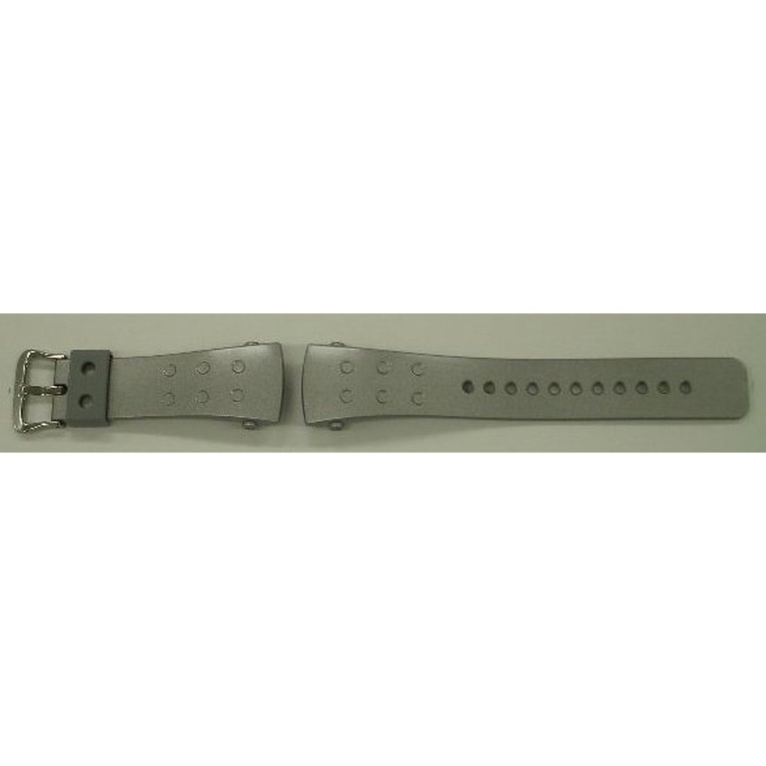 Genuine Casio replacement watch strap for G-8000-8V, silver colour, part number 10205183