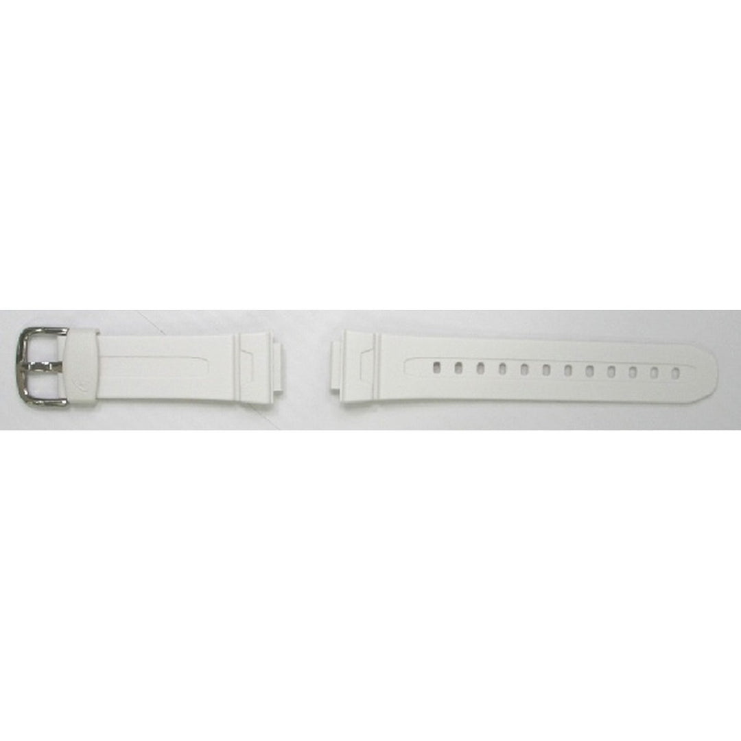Genuine Casio replacement watch strap for BG-5600WH-7, white colour, part number 10208678