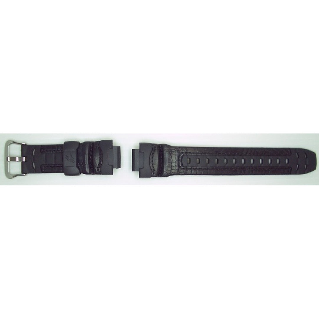 Genuine Casio replacement watch strap for G-304RL-1A1V, black colour, part number 10216854