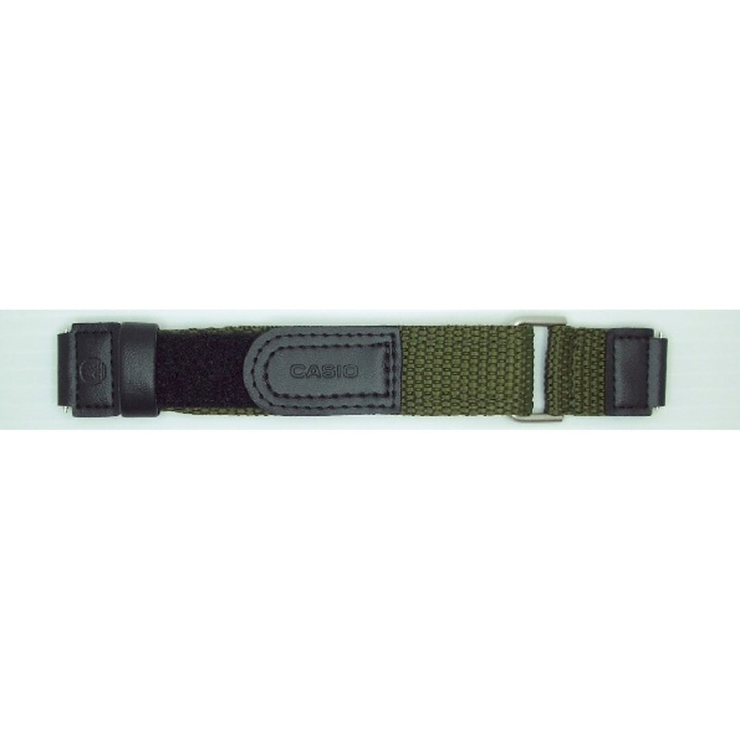 Genuine Casio replacement watch strap for AW-80V-3BV, green colour, part number 10220461