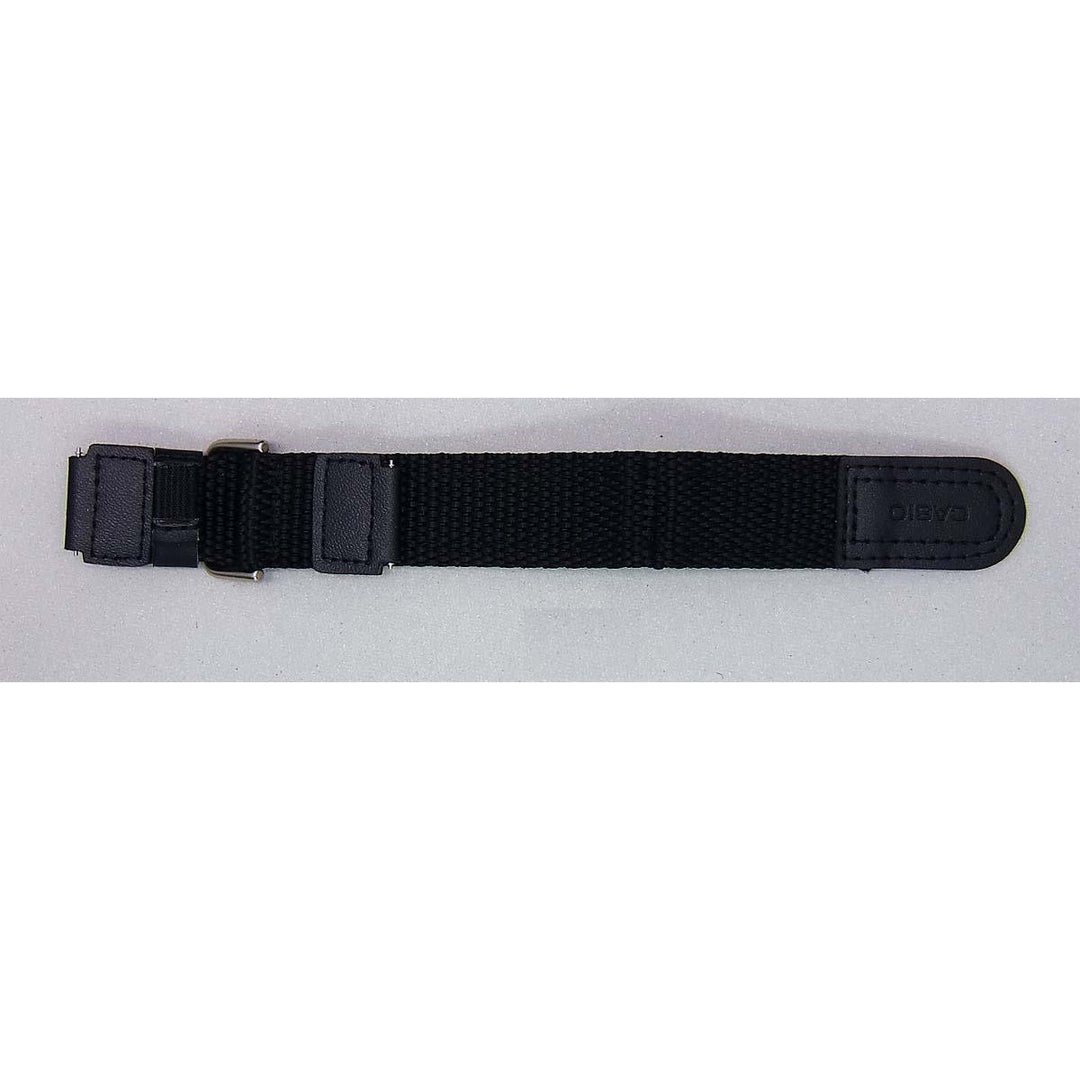 Genuine Casio replacement watch strap for AW-80V-1BV, black colour, part number 10220479