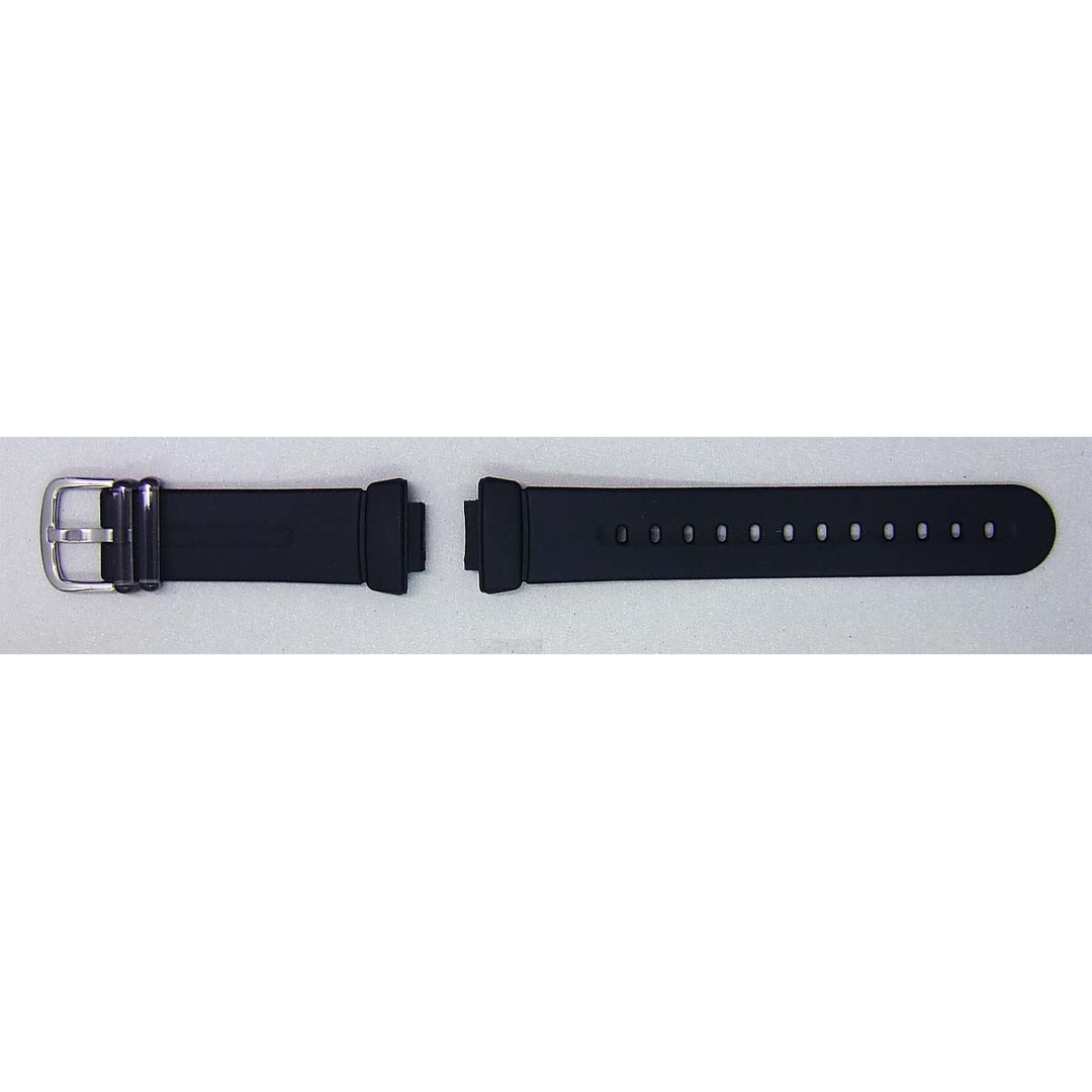 Genuine Casio replacement watch strap for BG-1001-1V, black colour, part number 10239576