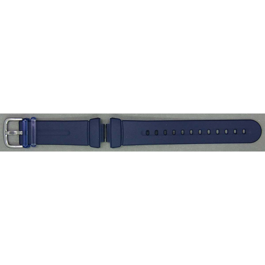 Genuine Casio replacement watch strap for BG-1001-2CV, blue colour, part number 10239579