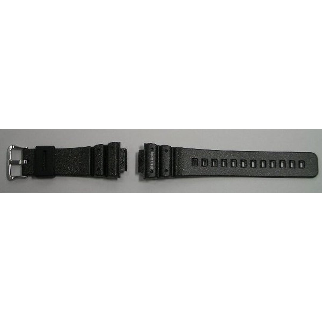 Genuine Casio replacement watch strap for DW-6900GM-1A, black colour, part number 10257104