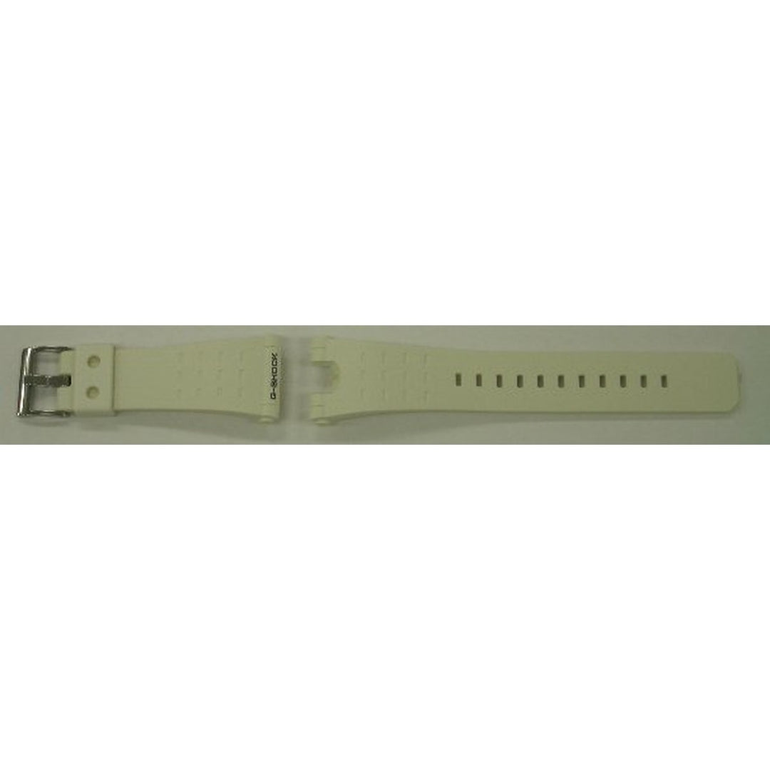 Genuine Casio replacement watch strap for G-8100-7, white colour, part number 10260085