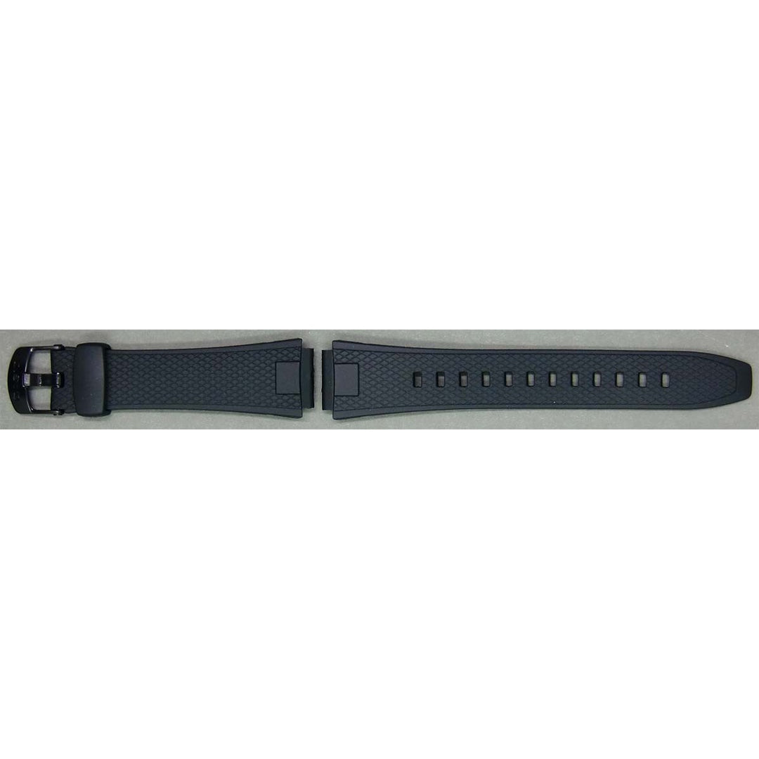 Genuine Casio replacement watch strap for AQ-164W-1AV, black colour, part number 10285465