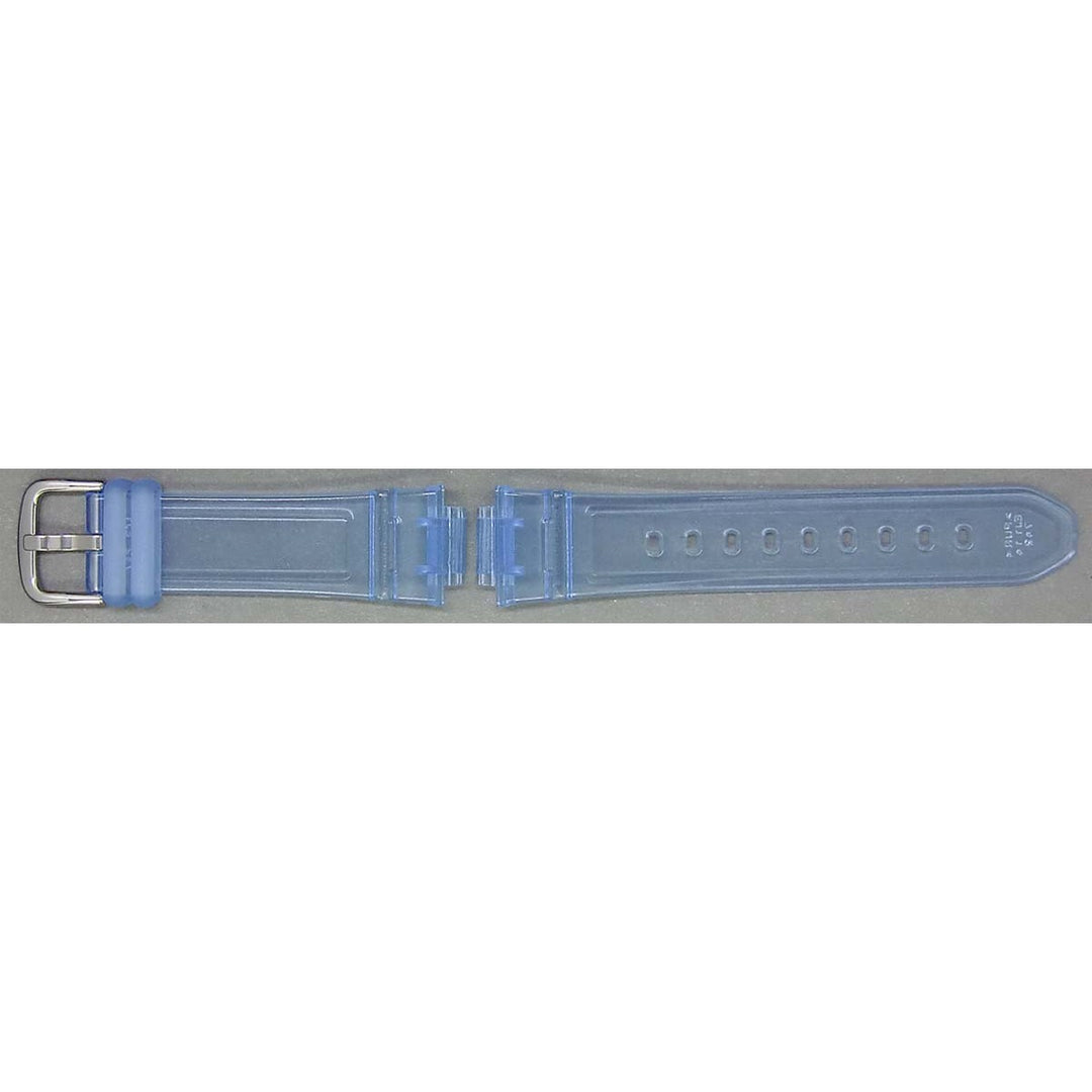 Genuine Casio replacement watch strap for BG-1302-2, clear colour, part number 10287393