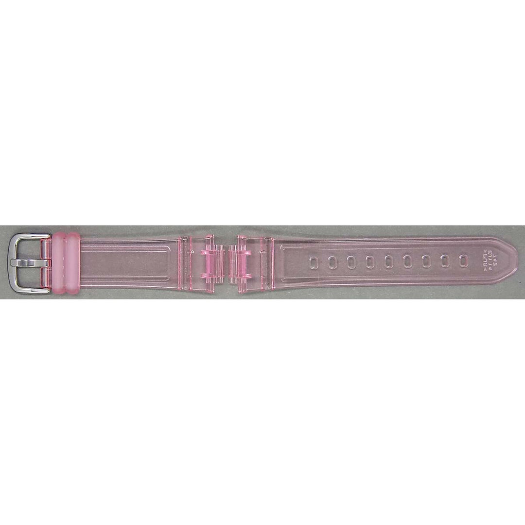Genuine Casio replacement watch strap for BG-1302-4, clear colour, part number 10287394