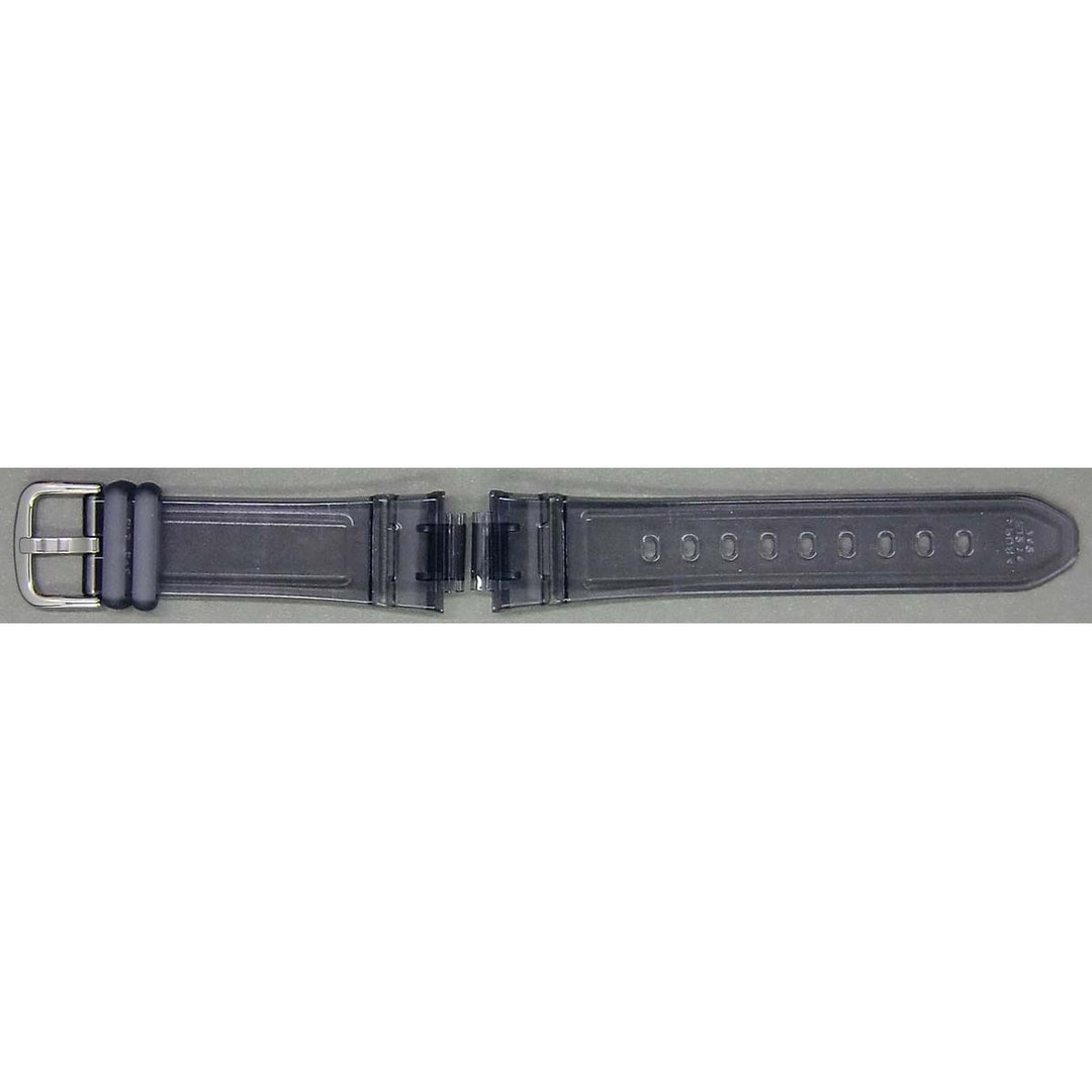 Genuine Casio replacement watch strap for BG-1302-8, clear colour, part number 10287396