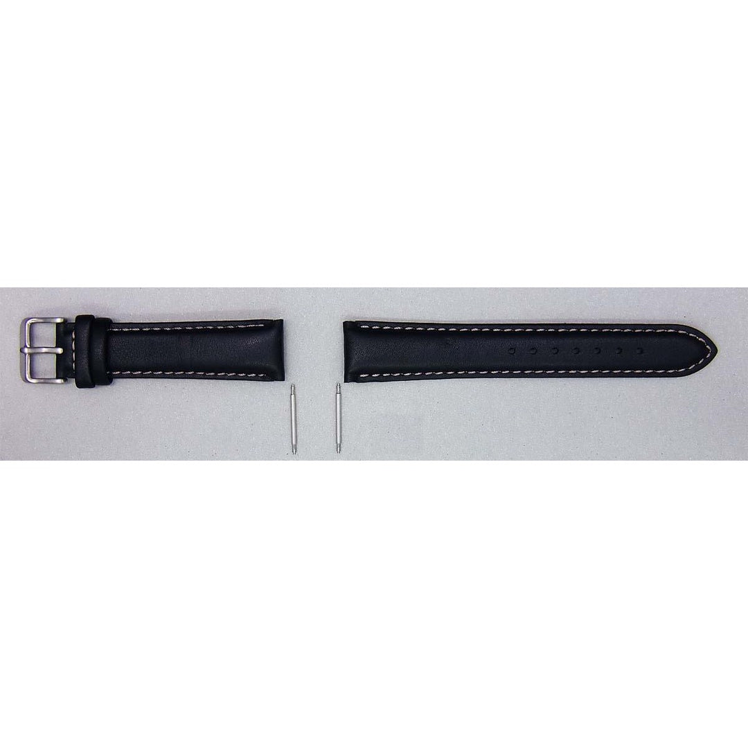 Genuine Casio replacement watch strap for BEM-116L-1AV, black colour, part number 10289319