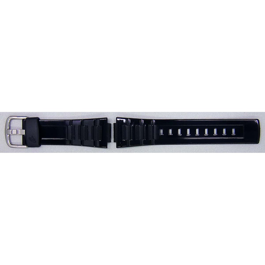 Genuine Casio replacement watch strap for BLX-100-1E, BGA-110-1B2, BG-3000A-1, BG-3000-1, black colour, part number 10290521