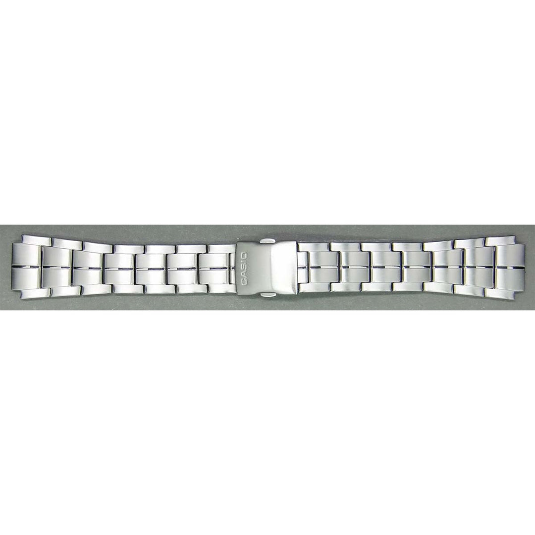 Genuine Casio replacement watch strap for AQF-101WD-1BV, AQF-100WD-9BV, AQF-100WD-7BV, silver colour, part number 10292340