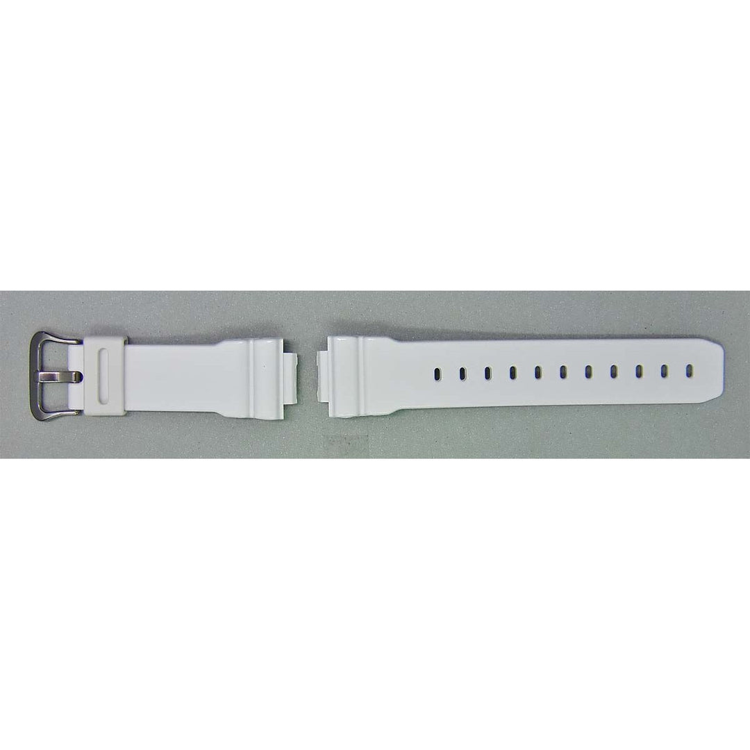 Genuine Casio replacement watch strap for GW-6900F-7, GB-6900B-7, GB-6900AA-7, G-6900EW-7, DW-6900PL-7, DW-6900CS-7, white colour, part number 10303978
