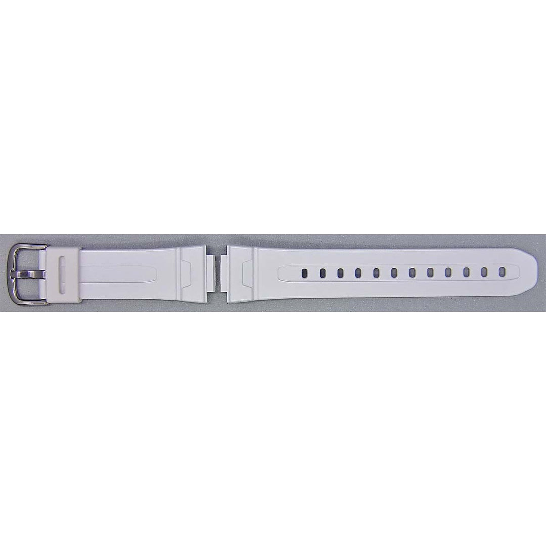 Genuine Casio replacement watch strap for BG-5601-7, white colour, part number 10303992