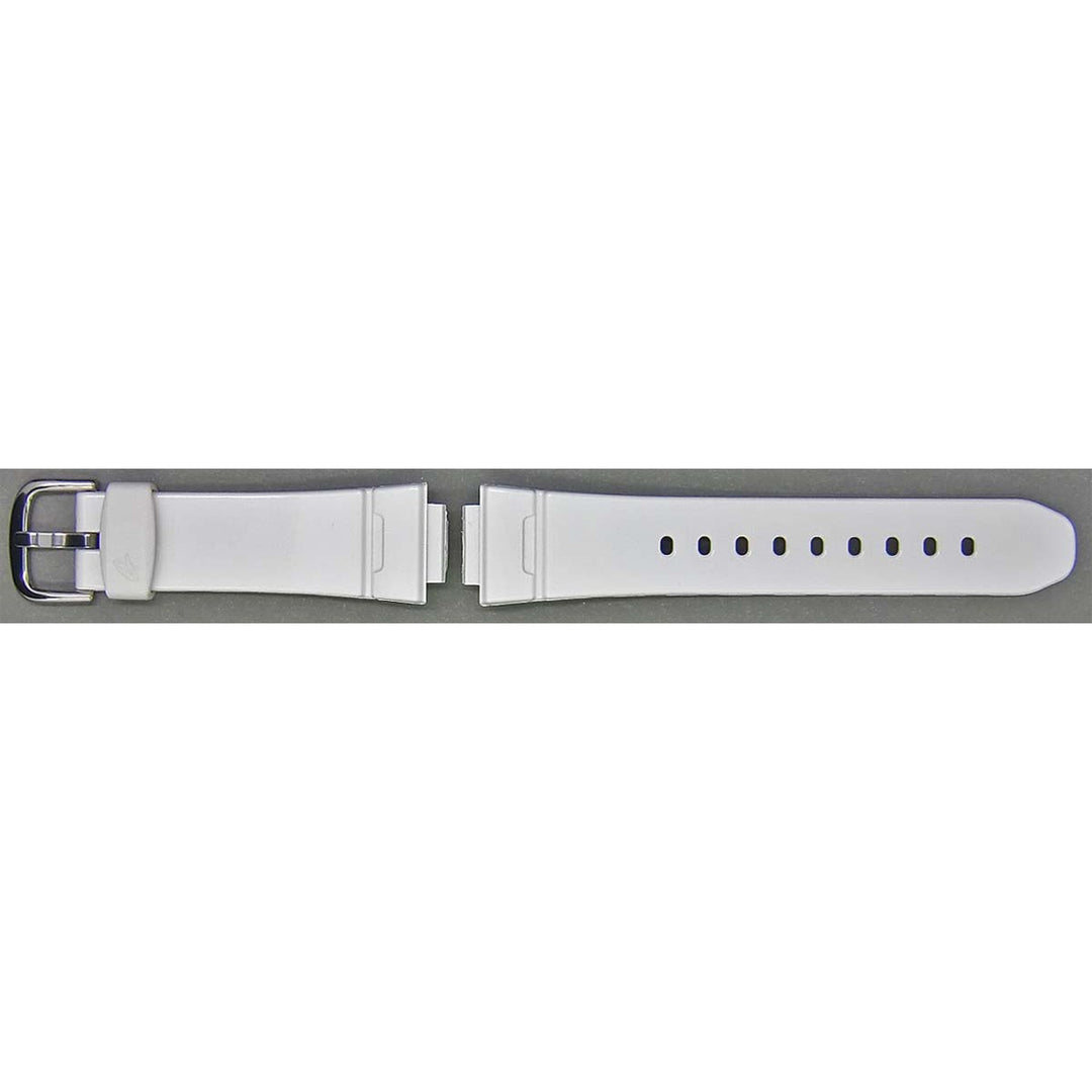 Genuine Casio replacement watch strap for BGA-101-7B, BGA-100-7B, white colour, part number 10309272
