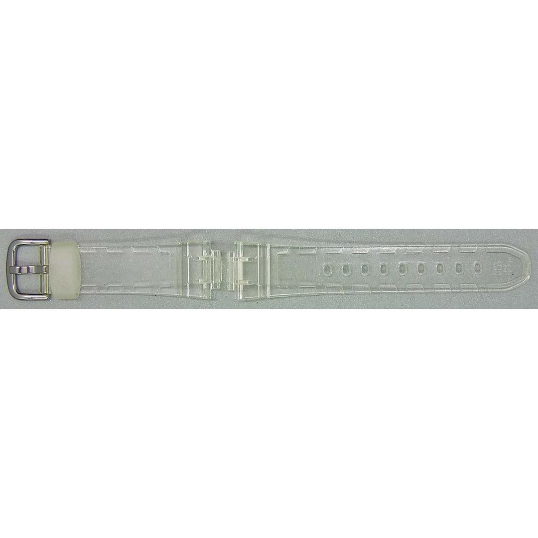 Genuine Casio replacement watch strap for BGA-100-7B2, clear colour, part number 10320173