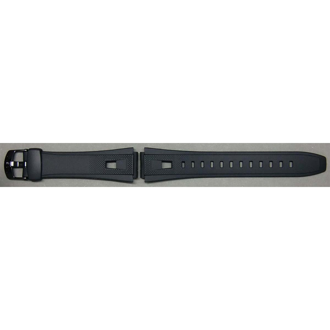 Genuine Casio replacement watch strap for AQ-190W-1AV, black colour, part number 10330835