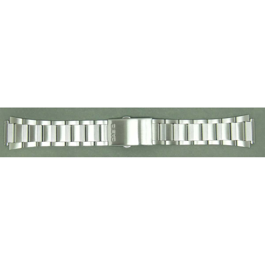 Genuine Casio replacement watch strap for AQ-190WD-1AV, silver colour, part number 10331223