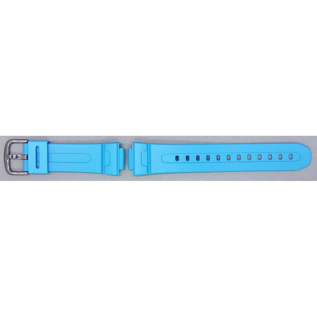 Genuine Casio replacement watch strap for BG-5601-2, blue colour, part number 10334570