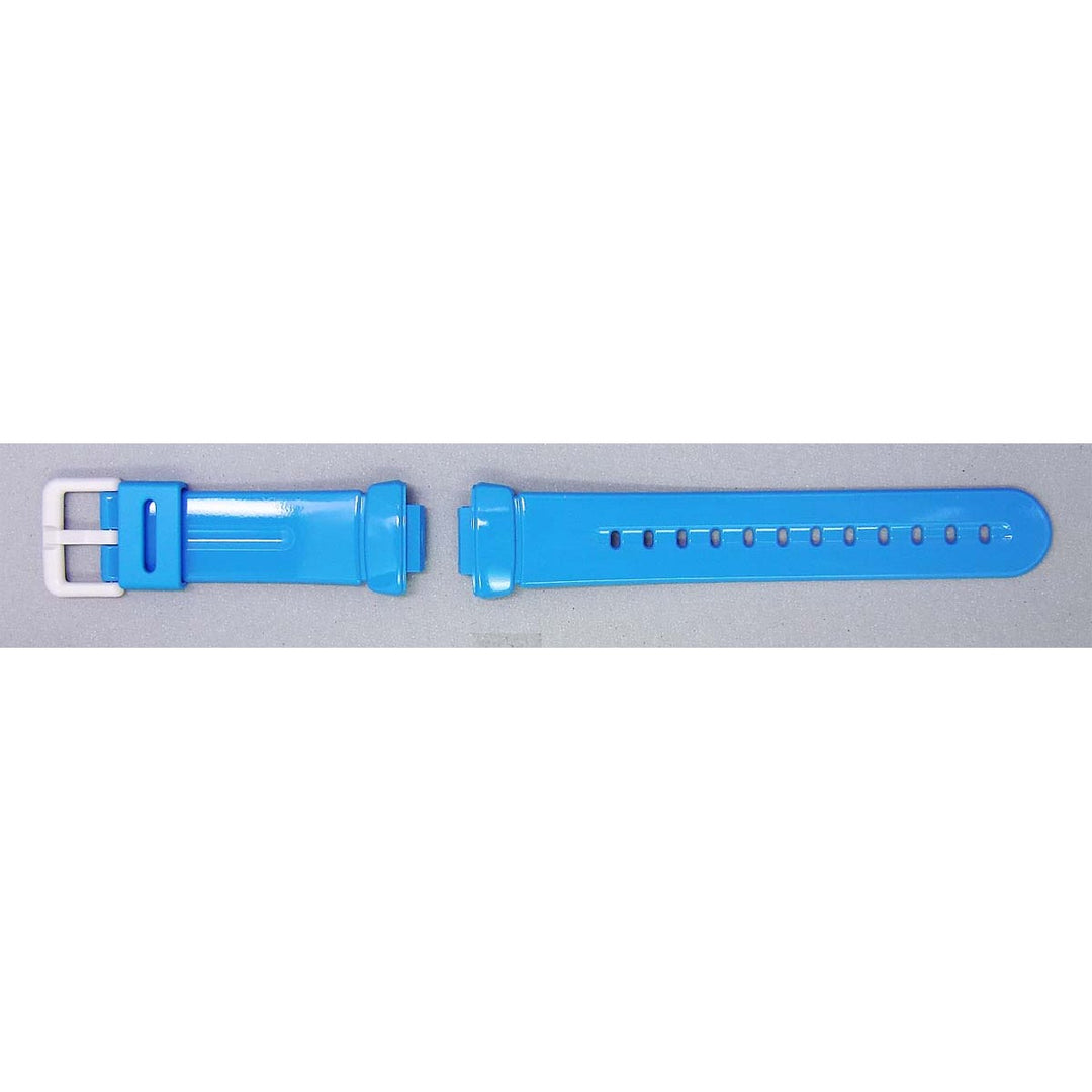 Genuine Casio replacement watch strap for BG-169R-2B, blue colour, part number 10353073