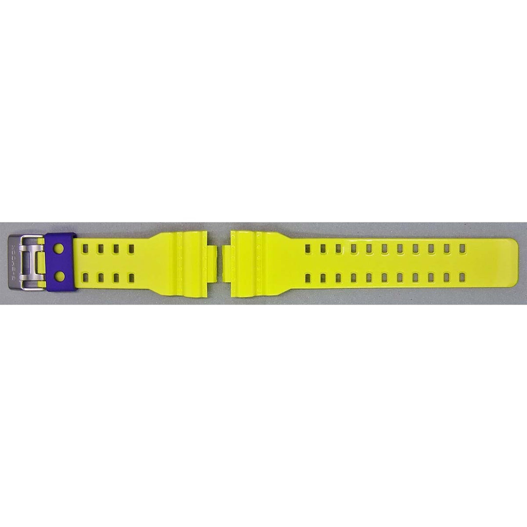Genuine Casio replacement watch strap for GA-110A-9, yellow colour, part number 10355043