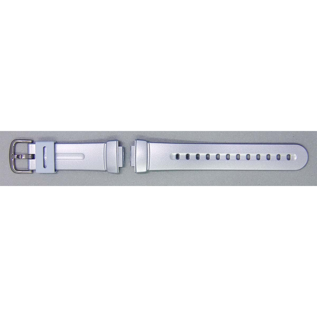 Genuine Casio replacement watch strap for BG-1006SA-8, silver colour, part number 10361932