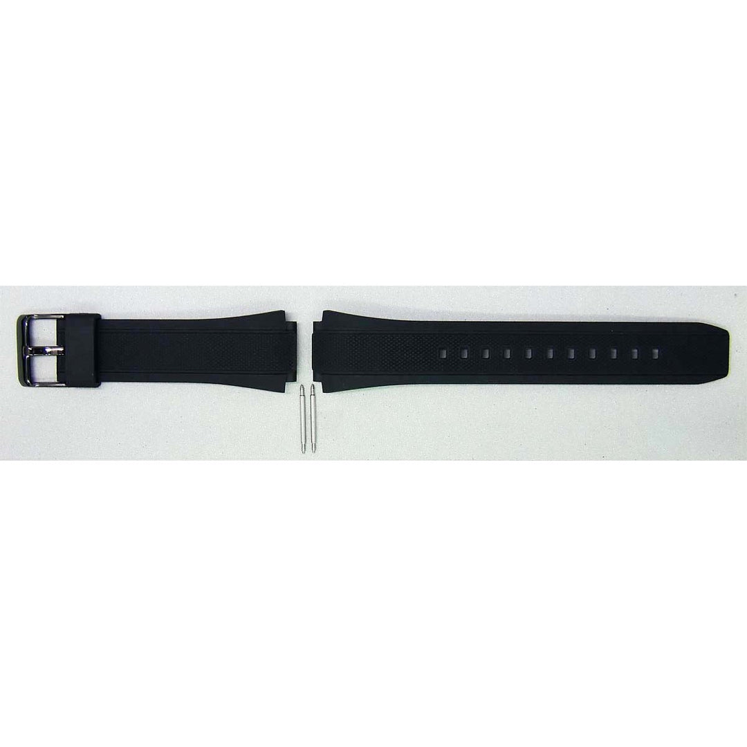 Genuine Casio replacement watch strap for EFA-131RBSP-1BV, EFA-131RBSP-1AV, EFA-131PB-1AV, black colour, part number 10366009