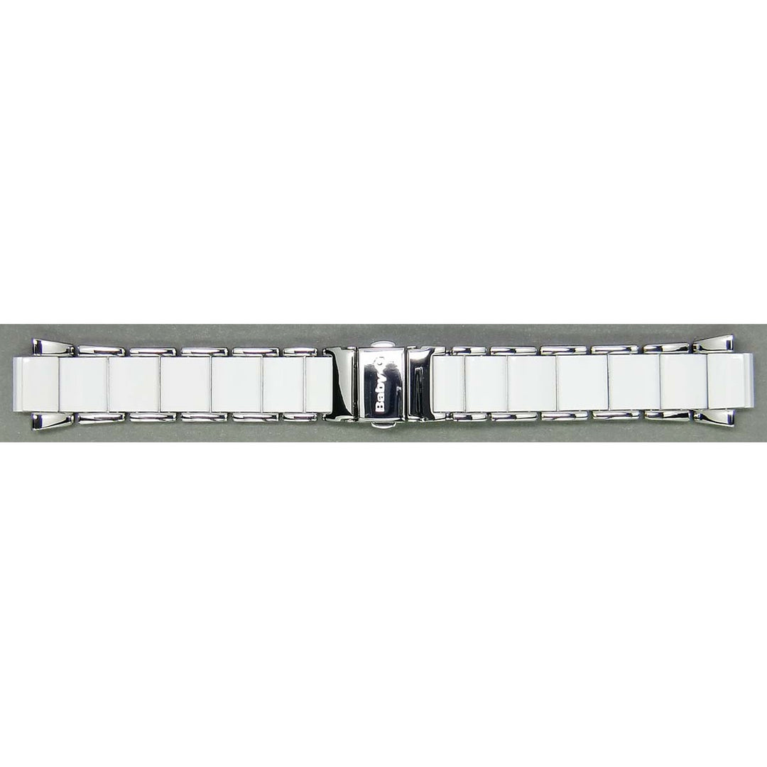 Genuine Casio replacement watch strap for BGA-123-7A2, BGA-123-7A1, BGA-122C-7B, BGA-120C-7B2, BGA-120C-7B1, BGA-1200C-7B, white colour, part number 10367438