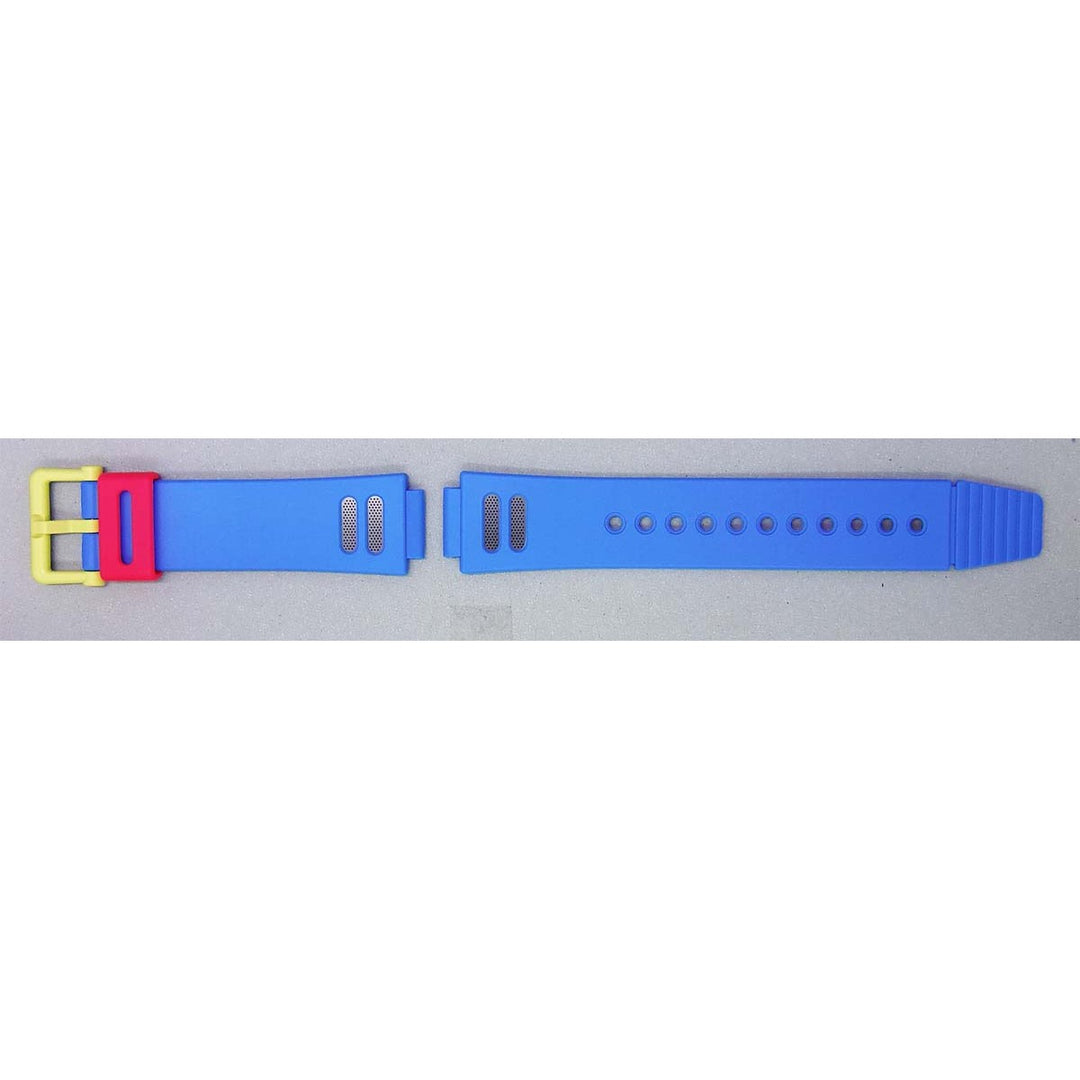 Genuine Casio replacement watch strap for G-001-2, blue colour, part number 10367447