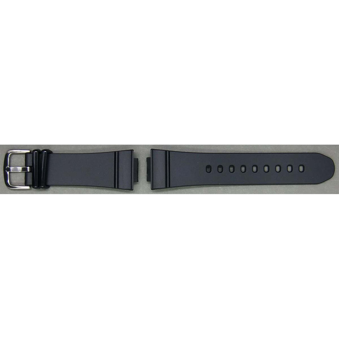 Genuine Casio replacement watch strap for BGA-132-1B, BGA-131-1B, black colour, part number 10389108
