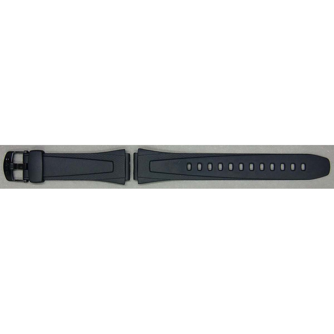 Genuine Casio replacement watch strap for W-734-1AV, part number 10392869