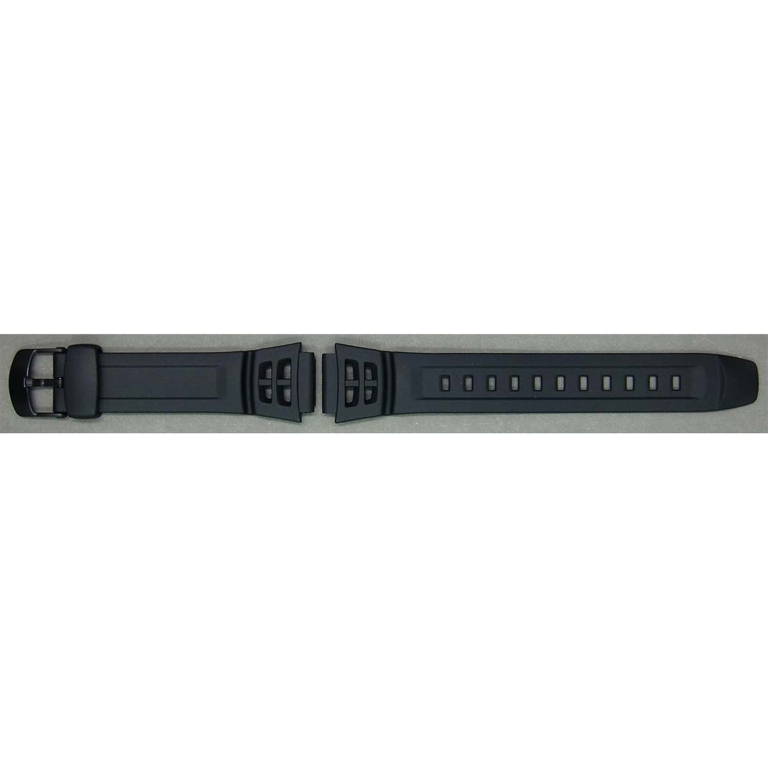 Genuine Casio replacement watch strap for AQ-S800W-1B2V, black colour, part number 10395812
