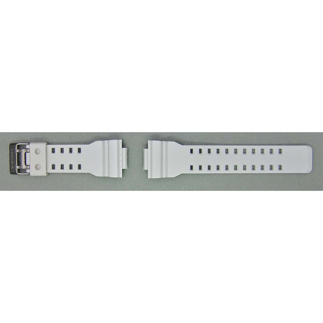 Genuine Casio replacement watch strap for GA-300-7A, GA-120A-7A, white colour, part number 10396674