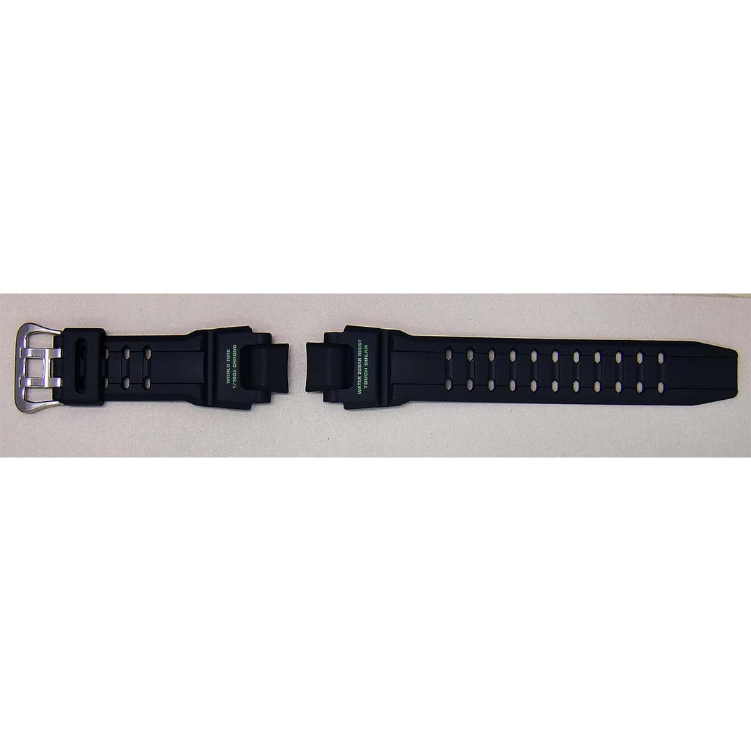 Genuine Casio replacement watch strap for G-1400-1A3, black colour, part number 10401142