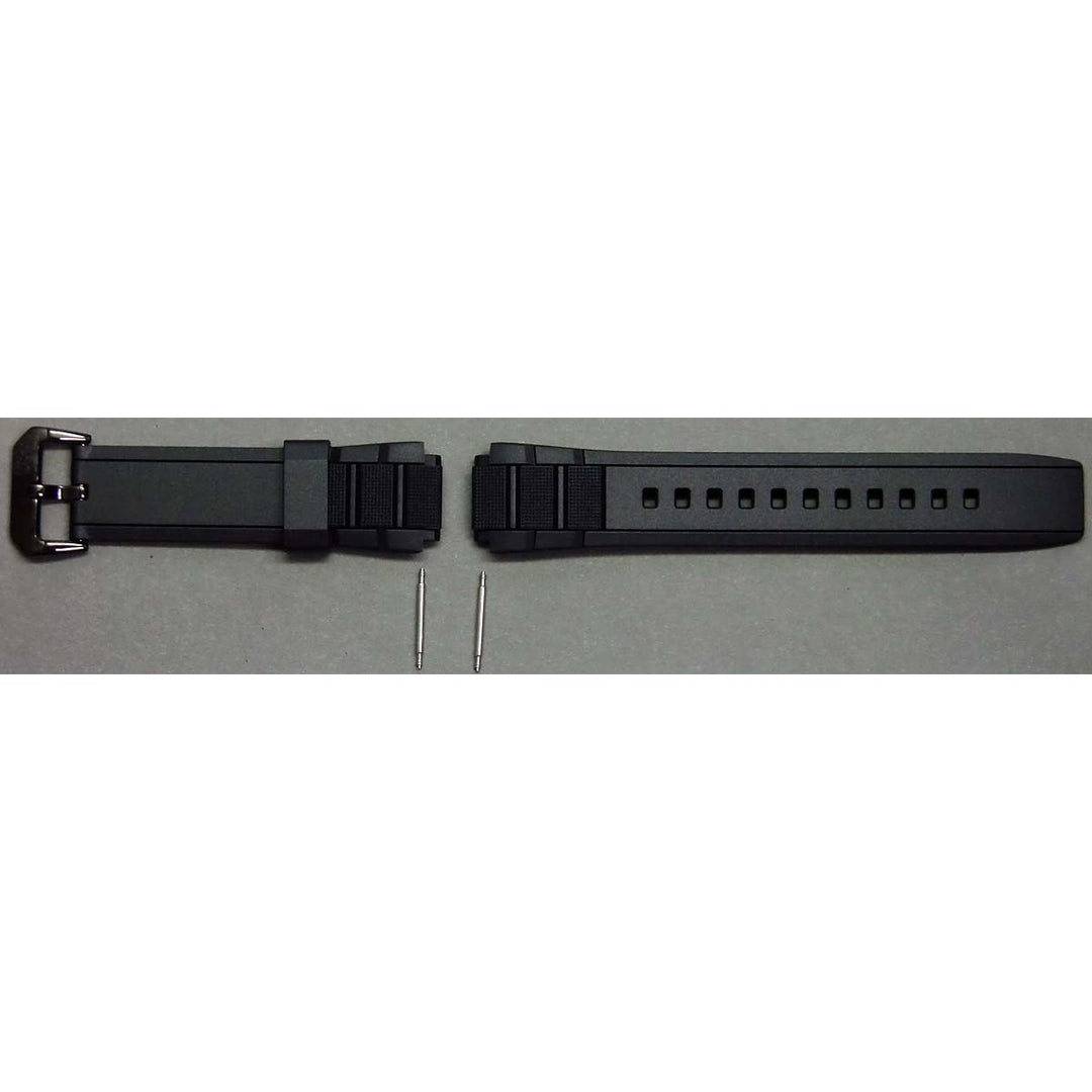 Genuine Casio replacement watch strap for EFR-515PB-1A9V, EFR-515PB-1A2V, black colour, part number 10404335