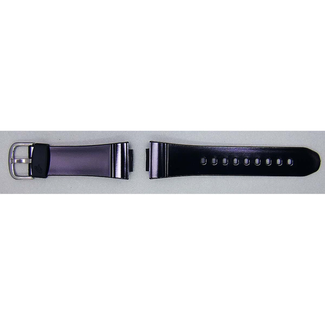 Genuine Casio replacement watch strap for BGD-140-1B, BG-6900SG-1, black colour, part number 10407259