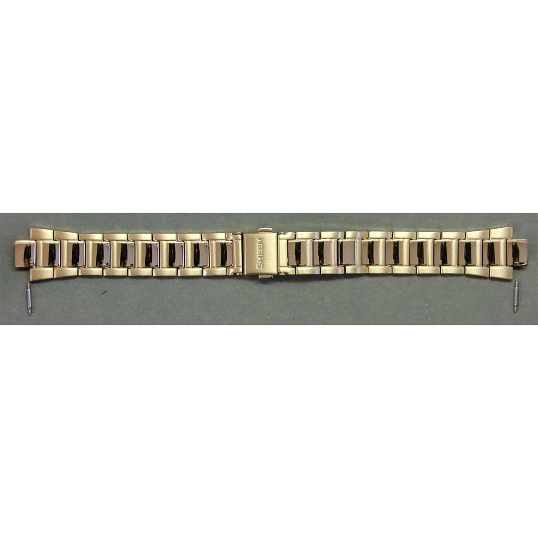 Genuine Casio replacement watch strap for SHE-3800GD-7A, part number 10409236